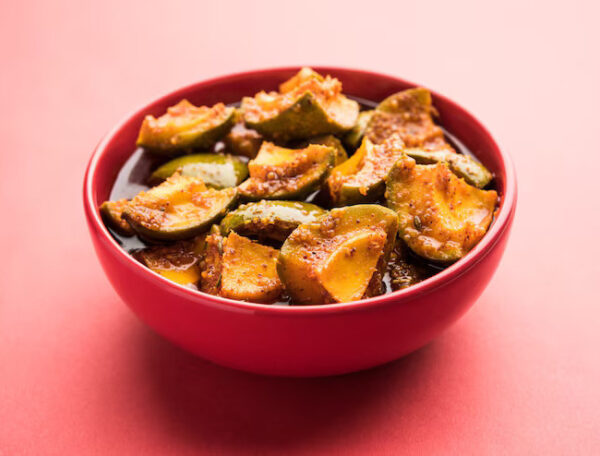 Homemade Mango Pickle (Avakaya) – Spicy South Indian Style | 100% Natural